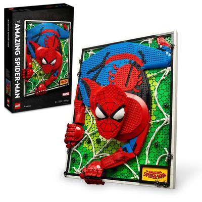 LEGO LEGO Art Amazing Toy Gift Birthday Block Christmas Men Women Painting Art Interior Stylish 31209 Spider-Man