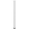 Vidaxl Nogi Do Stolika Kawowego, 4 Szt., Biale, 100-102 Cm, Stal