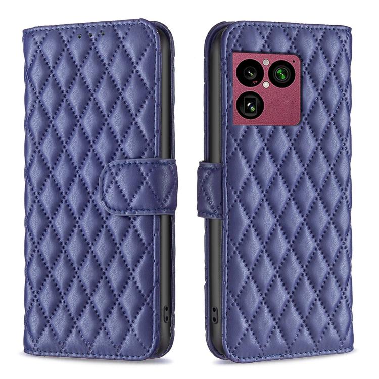 Diamond Lattice Pattern Wallet Flip Vegan Leather Phone Case Shockproof Card Slot Protective Cover For Sony Xperia 1 VIII
