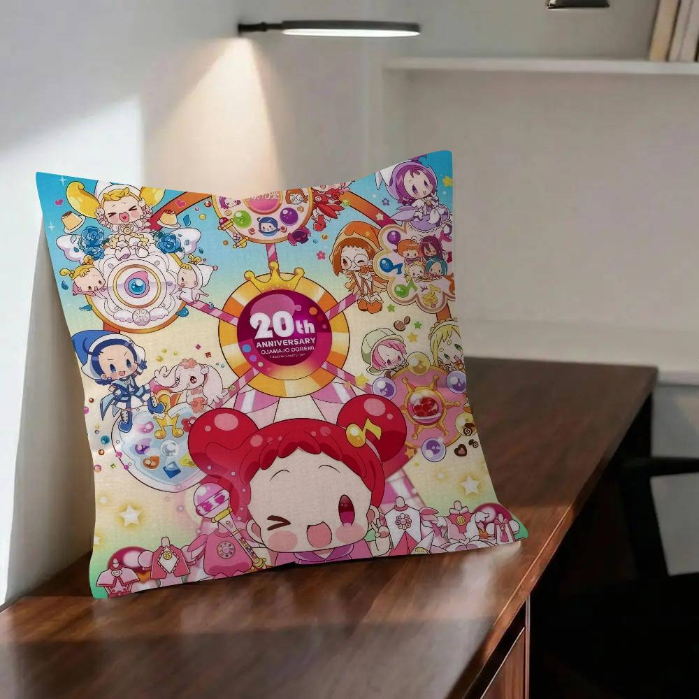 Anime Magical Cute Doremi Personalized Pillow Dust Cover Bedroom Kids Party Decoration Pillowcase Birthday Children Gift