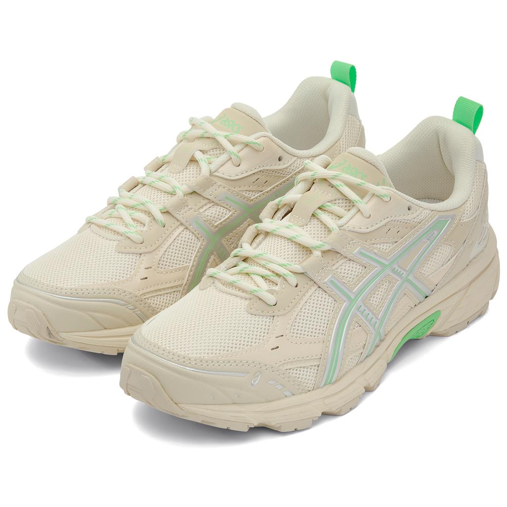 Asics GEL NUNOBIKI Дышащие Беговые Кроссовки Унисекс Бежевый Белый Зеленый 1203A536-107