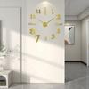 Nordic Style Wall Clock With Silent Sweep Mechanism For Office And Home Spaces