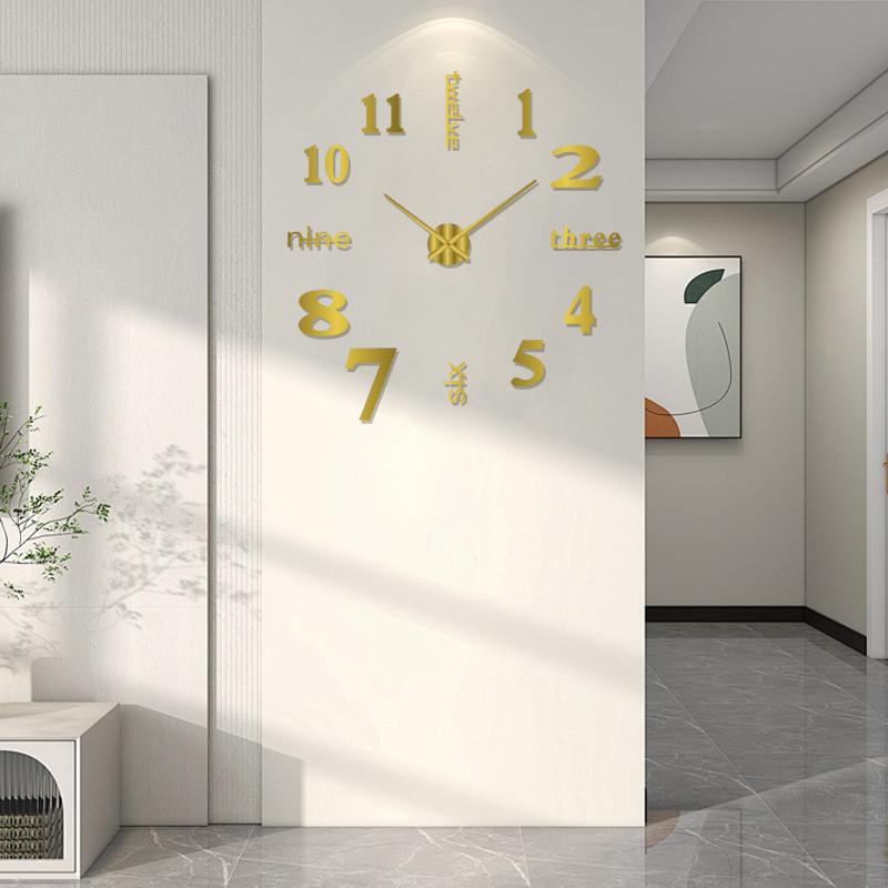 Nordic Style Wall Clock With Silent Sweep Mechanism For Office And Home Spaces