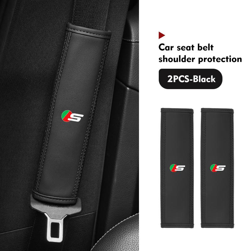 Car Seat Belt Cover Shoulder Pad Protector Cover Safety Belt Padding Pad Cushion For Jaguar S-Type F-Type X-Type F-Pace I-Pace PP32