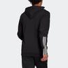 adidas Толстовки Мужские Черные С Капюшоном Умеренный Кардиган GS1581