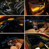 RGB светодиодная лента для декора салона автомобиля, неоновая EL-лента, атмосферная лампа, 6 м, оптическое волокно
