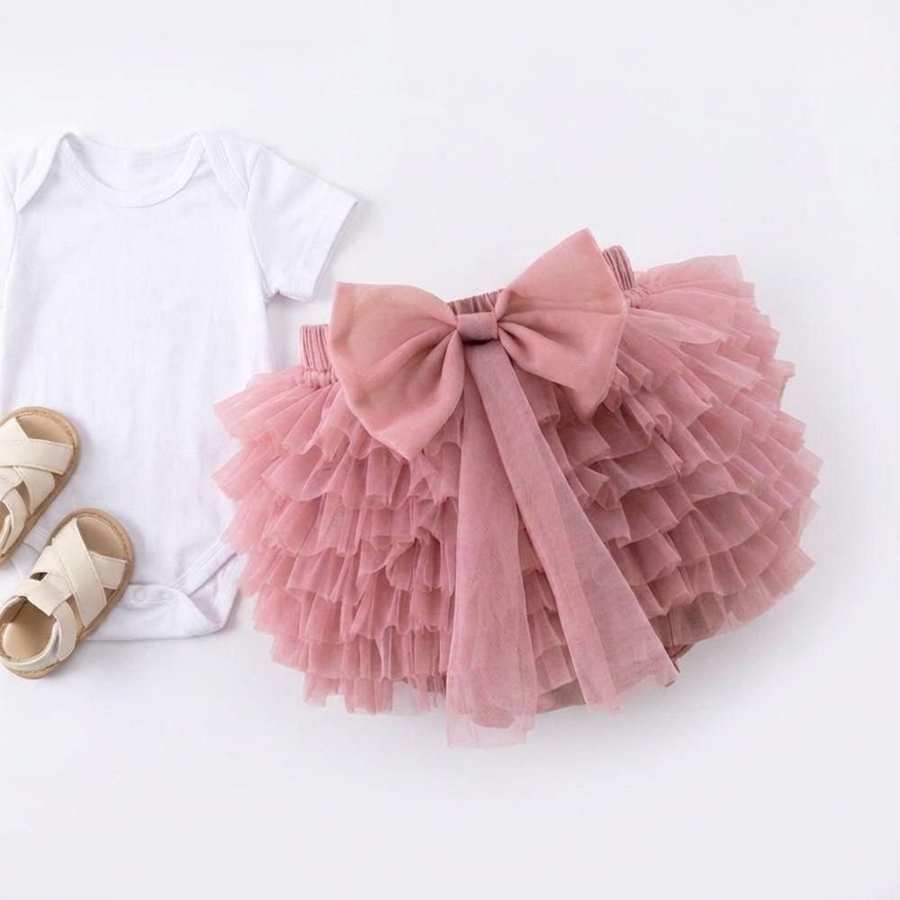 Fluffy Tutu Fluffy Skirt Multi-layer Tulle Mesh Skirt Cute Baby Girls Tutu Skirt Kids