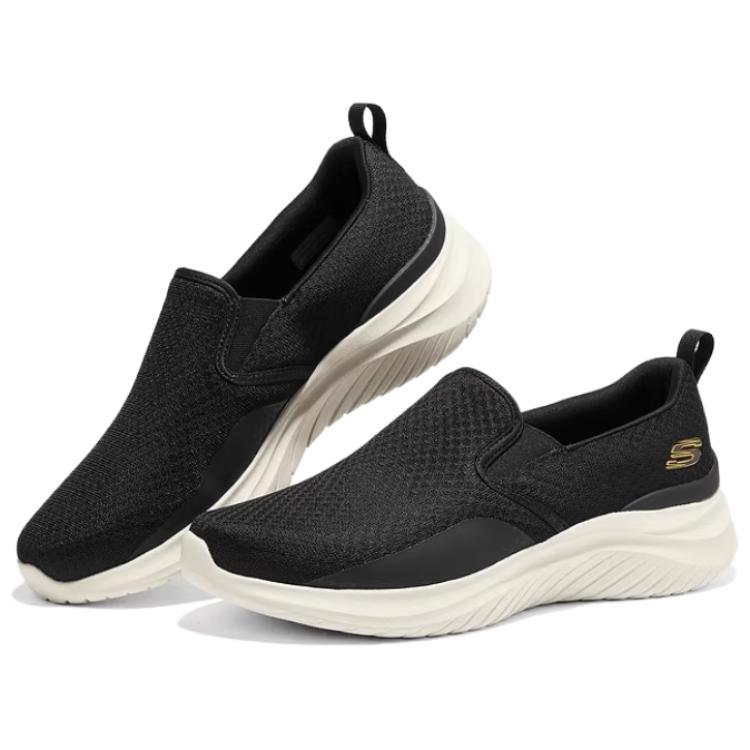 Skechers Воздухоохлаждаемая память Мужские Низкие Повседневные Кроссовки Комфорт Легкие Дышащие Эластичные 8790378-BLK