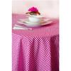 Розовая скатерть для пикника в мелкую клетку с квадратным узором 130x130 см