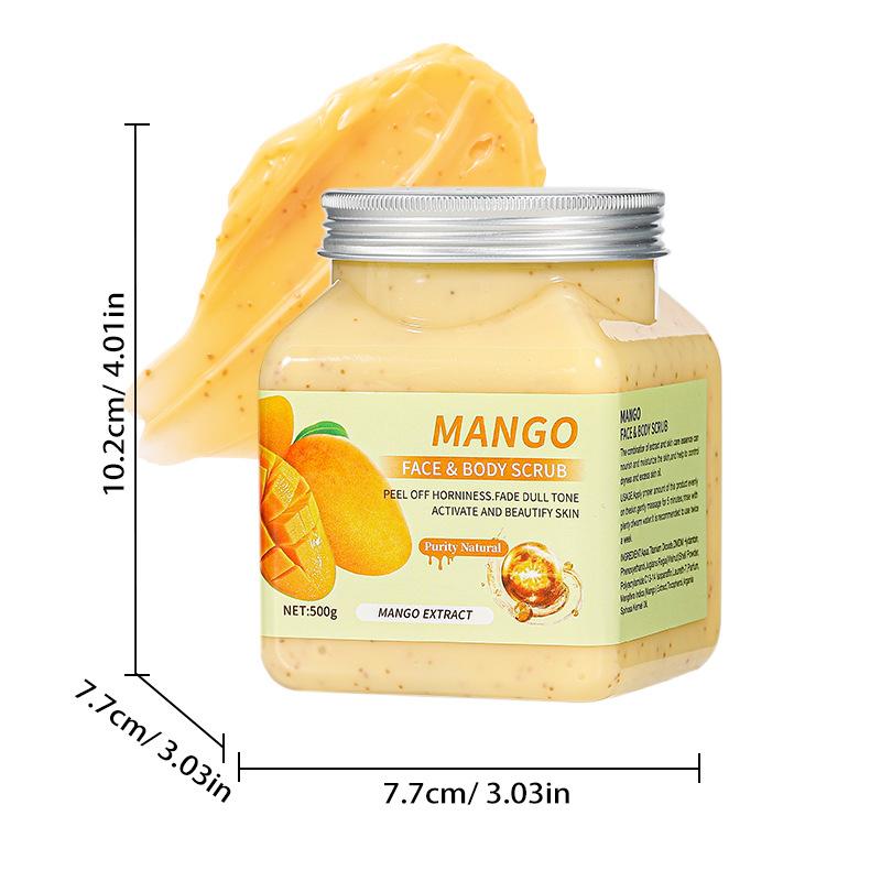 Скраб для тела Exfoliator 500 г Глубоко очищающий кофейный скраб Большая бутылка Удаление мурашек