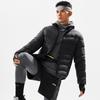 Li-Ning Мужская короткая пуховая куртка из серии Fitness 2024AW, 700FP, утиный пух, светло-серый AYMU091-1