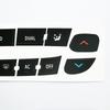 Air Conditioning Control Panel Button Repair Sticker For Renault Megane/ Master/ Scenic Radio Audio Button Repair Decals Sticker