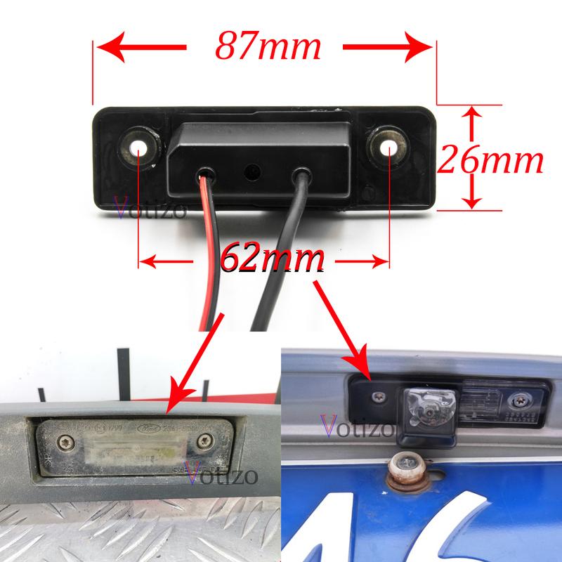 CCD HD AHD Fisheye Rear View Camera For Ford Fusion Hatchback 2005 2006 2007 2008 2009 Car Reverse Parking Backup Monitor