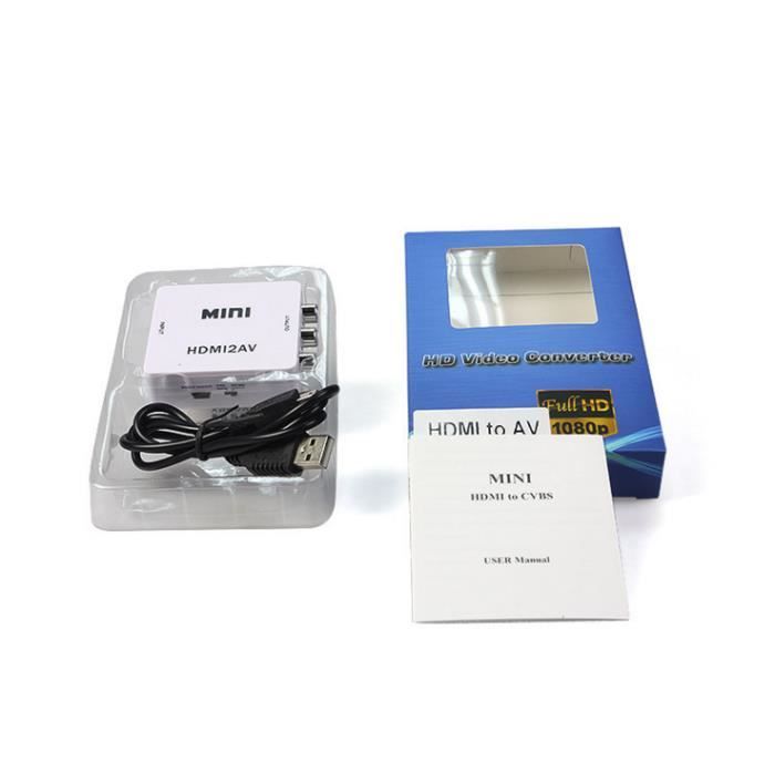 AV HDMI Конвертер - Оптовая продажа - Белый - HDMI в CVBS - Видео - Кабель