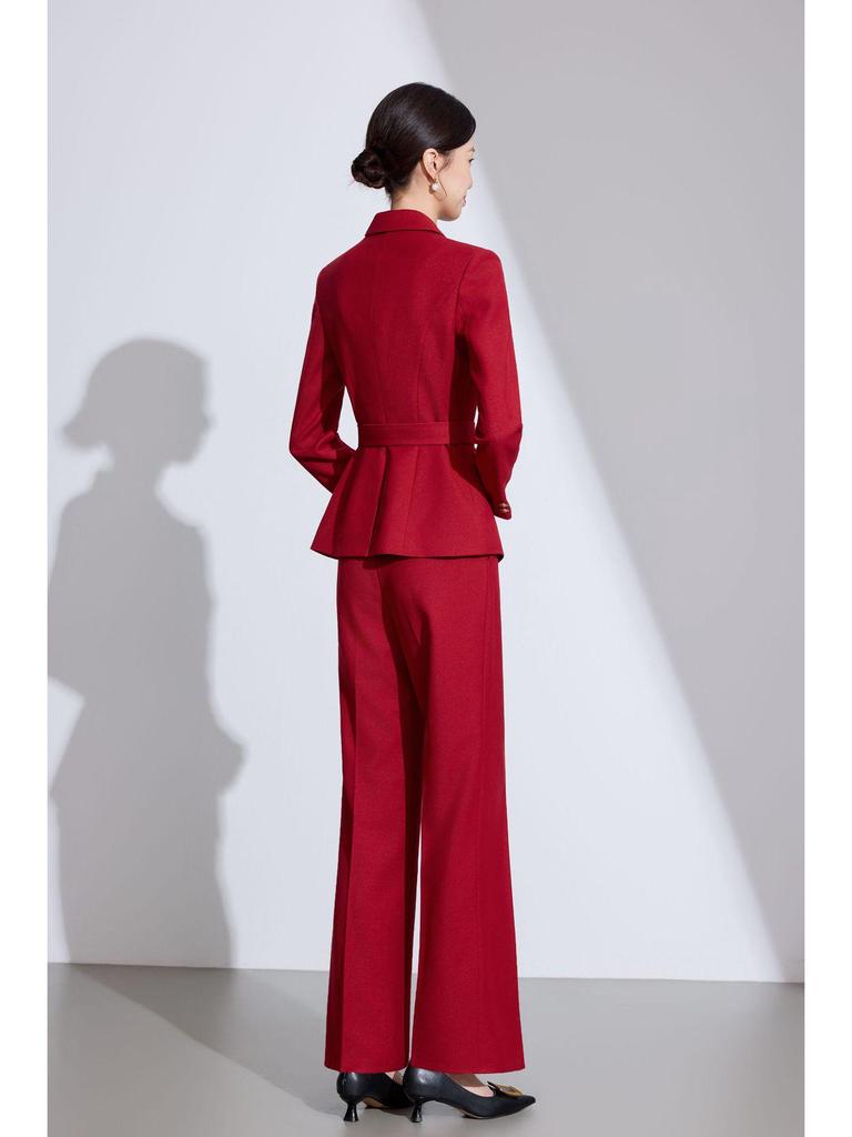 Элегантный женский костюм-блейзер с длинным рукавом: Современный, Роскошный, Стройнящий, Повседневный, Идеальный для Рабочего места или Проведения Мероприятий.