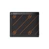 Gucci Мужской кошелек с клапаном и логотипом Double G, вплетающимся в дизайн, Черный 751882-FAB7D-1066