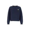 Maison Kitsune Solid Logo Crewneck Long Sleeve Sweatshirt Women sweatshirts Blue MW00309KM0307-P476