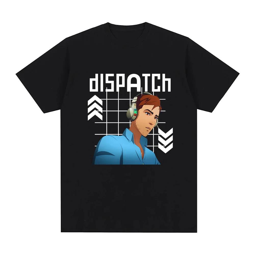 Dispatch Футболка 2026 НОВАЯ 100% Хлопок Удобная Печать с Рисунком Манга Игра ТИШКА Повседневная Высокое Качество Круглый Вырез Мягкие Футболки