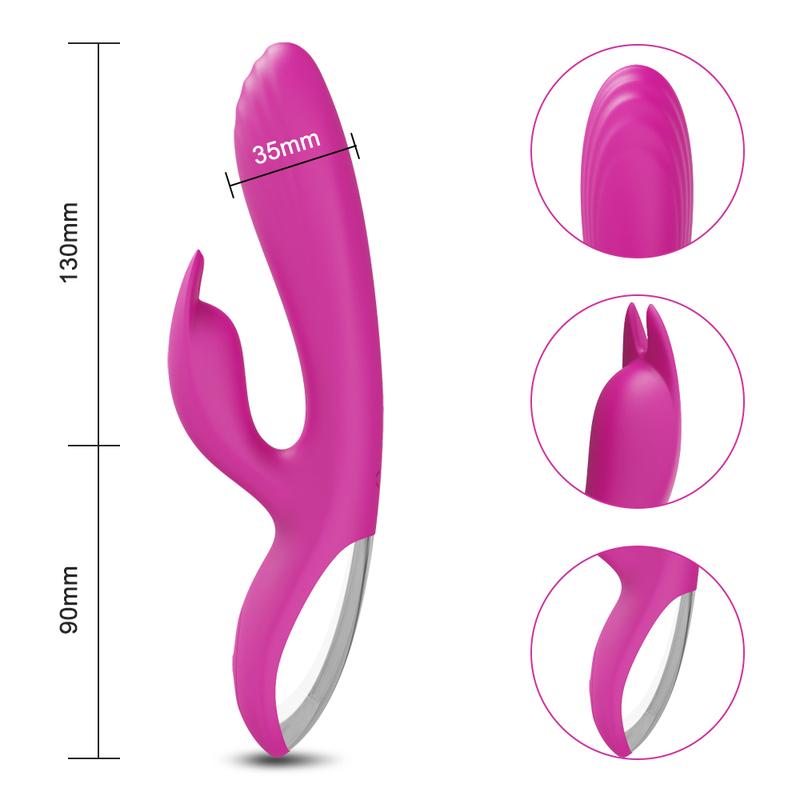 Rabbit Vibrator for Women Powerful Clitoris G Spot Stimulator Vagina Nipple Clit Massager Dildo Sex Toys Female Adults Supplies
