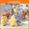 And Jerry Tom Plush Keychain With Star Moon Design For Gift And Collection