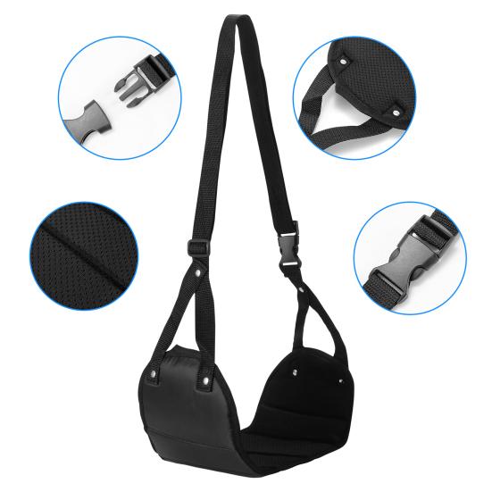 Гамак для ног для путешествий в самолете, портативная подставка для ног с регулируемыми ремнями, гамак для ног из пены с эффектом памяти, все необходимое для путешествий