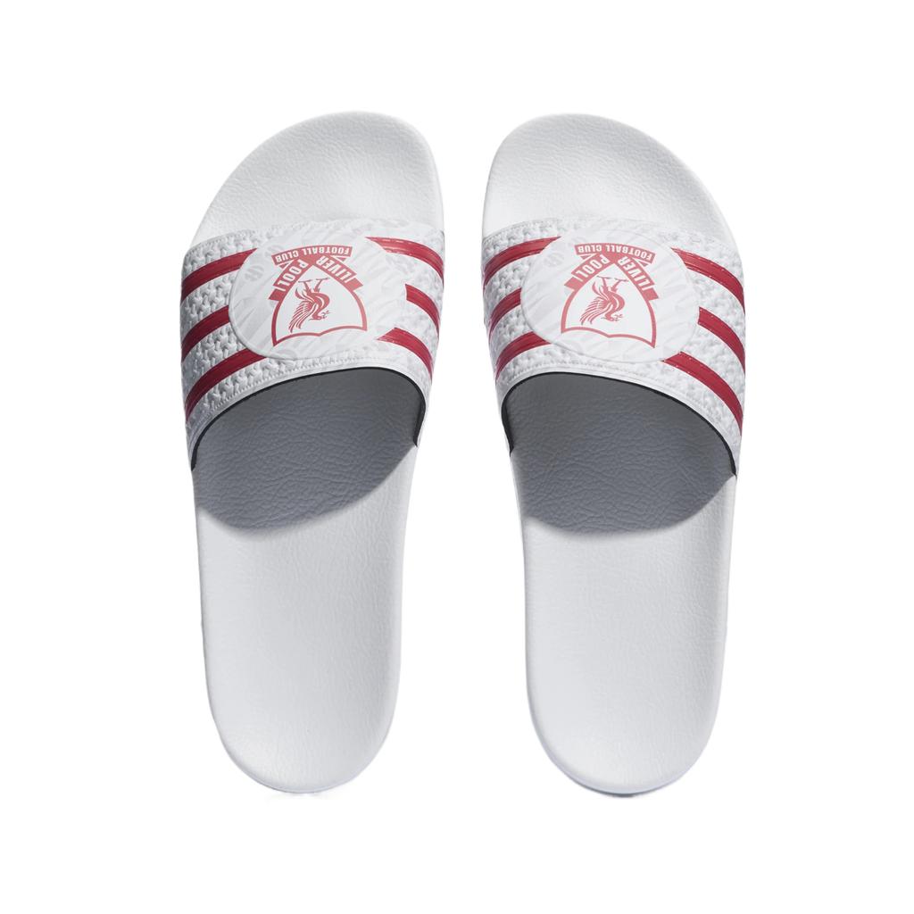 Унисекс шлепанцы Adidas Originals Trefoil Slide Шлепанцы унисекс Белый/Клубничный красный