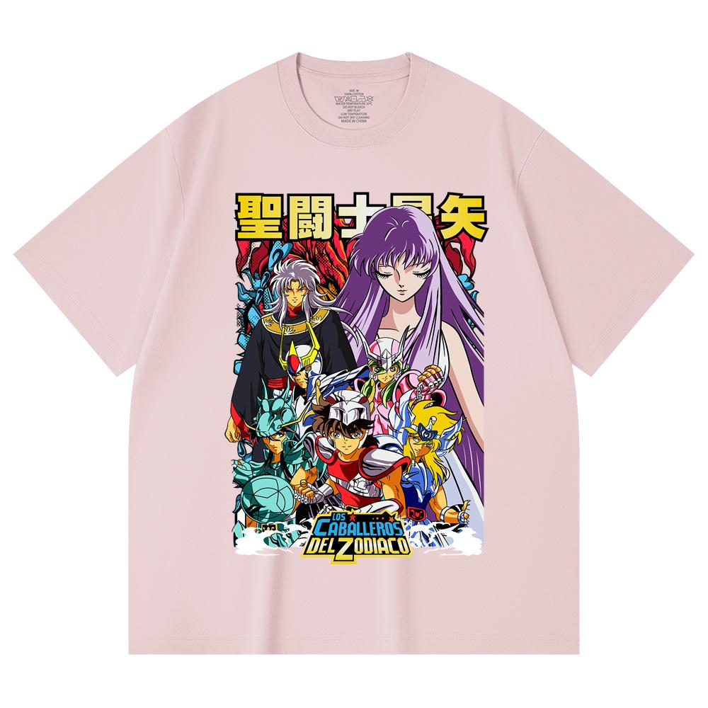 Унисекс футболка из 100% хлопка плотностью 230 г/м² с принтом Saint Seiya V2