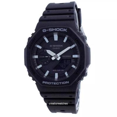 Мужские часы Casio G-Shock Carbon Core Guard Analog Digital Quartz Diver's GA-2100-1A GA2100-1 200M