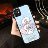 Cute Cartoon Esthers Bunny For IPhone 15 16 Pro Max 11 12 13 14 XS XR X Plus 16E Matte Translucent Phone Cover