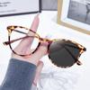 Ins Cat Eye Photochromic Glasses Frames Women Men Outdoor UV Proof Optical Glasses Eyewear Travel Retro Spectacles Eyeglasses