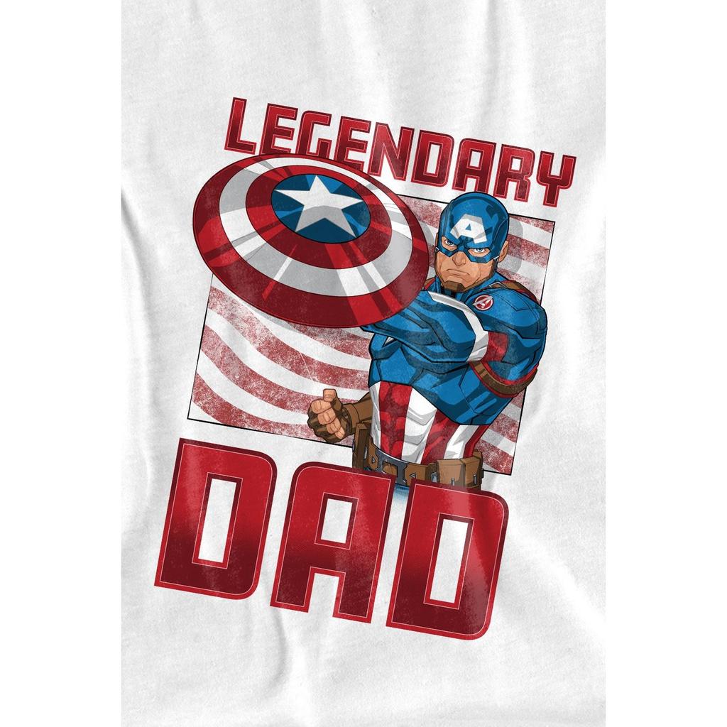 Captain America Мужская футболка Legendary Dad America