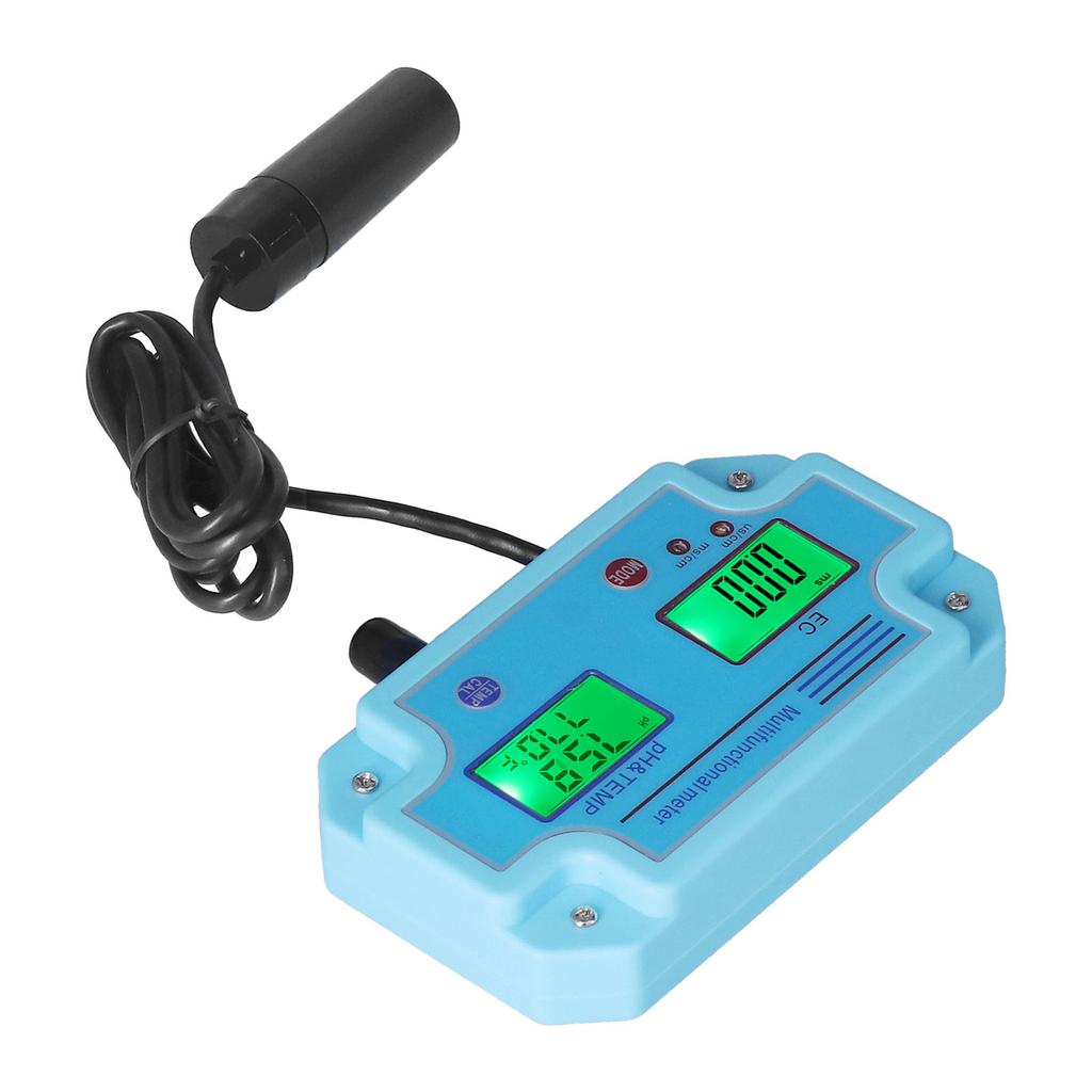 PH EC измеритель температуры DC 6V Высокоточный портативный ЖК-монитор для гидропоники Многофункциональный