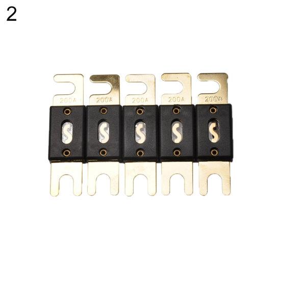 5Pcs Car Automotive Auto Audio Amp Amplifier Gold Plated 150/200/300A Anl Fuse
