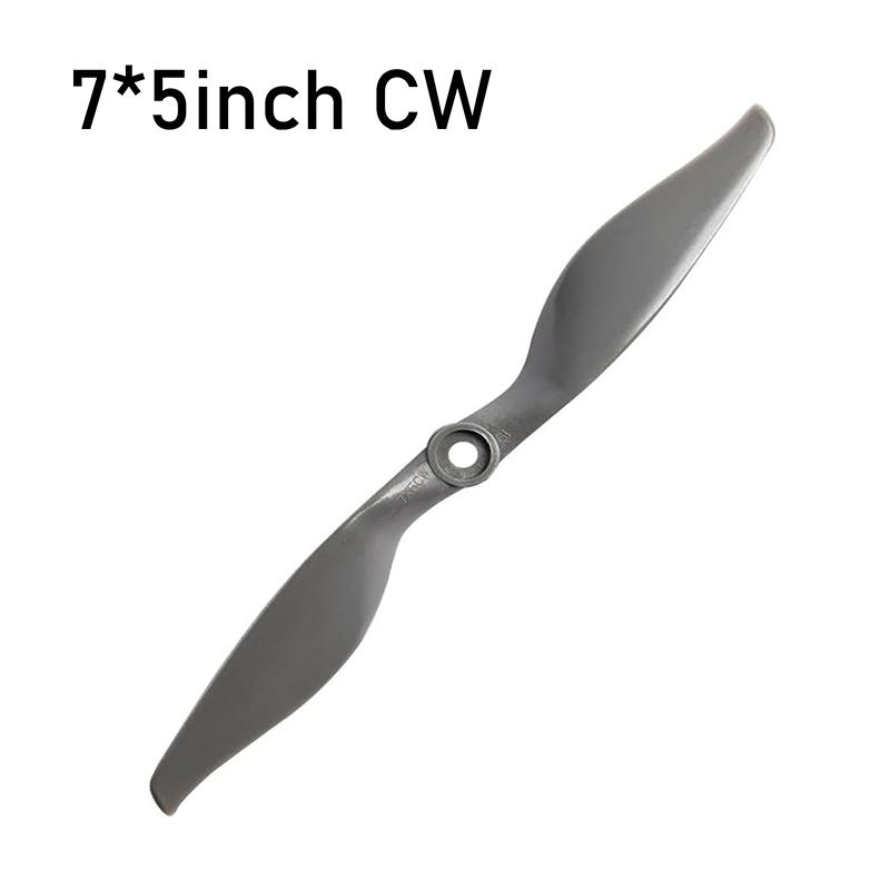 RC Пропеллеры CW CCW 7x5 8x6 9x6 10x7 Дюймов Серые 2-лопастные Прямой привод Нейлоновые Для RC Самолета Дрона Планера С Адаптерными Кольцами