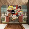 Cartoon T-The L-Loud H-House Floor Mat Soft Flannel Floor Mat  Suitable for Entryways, Living Rooms, Bedrooms, and Bathrooms
