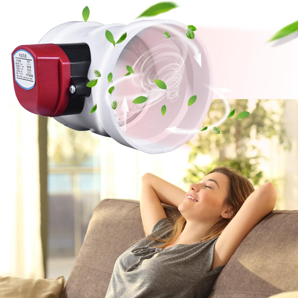 Portable Sturdy ABS Pipe Ventilation Control Valves Easy Installion and Disassemble 4MM Wall Household Accessory