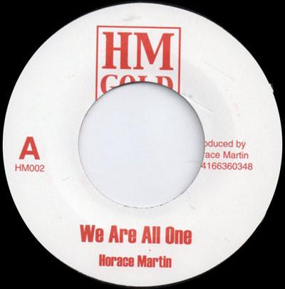 7inch Record HORACE MARTIN Jah Jah Children HM003 HM Gold UK Reggae Ska Dub Used