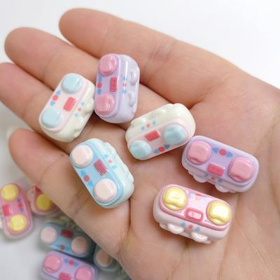 100pcs Resin Kawaii Radio Cabochon Flatbacks Scrapbooking Phone Shell Decoration DIY Jewelry Craft Doll House Accessories