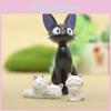 Resin Cat Black Mini Ornament With Handcrafted Style For Friendship And Gifts