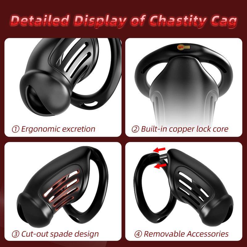 Male Chastity Cage Erotic Urethral Lock Sex Toys Device Penis Ring Male with 4 Size SM Products Cage Penis Sleeve