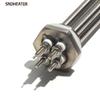 SNDHEATER 12В 24В 36В 48В Погружной водонагреватель Низковольтный G1 1/4" DN25 1-дюймовая резьба Трубка для индукционного нагрева 304 Нержавеющая сталь 300Вт-1,5кВт