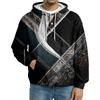 Men's Knit Hooded Sweatshirt Casual Long-Sleeve Sweatshirt