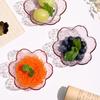 Hammer Pattern Cherry Blossom Sauce Dishes Small Plastics Seasoning Dish Sauce Bowl Ice Cream Small Dinner Plates