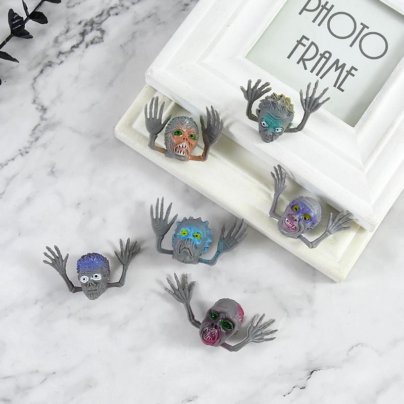5 шт. Игрушечные куклы-монстры, голова зомби, рассказывающая историю, ручные игрушки, детские сувениры на день рождения, подарок на Хэллоуин, наполнители для мешочков с подарками