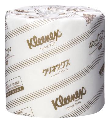 В рулоне туалетной бумаги Commercial Cresia Kleenex 40 м, двойная, высшего качества, с мягкой основой, 1 рулон в индивидуальной упаковке x 80 шт. 20111 [Проданная коробка] (100%