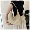 Woven Straw Tote Bag for Women Large Capacity Bucket Shoulder Handbag KTB