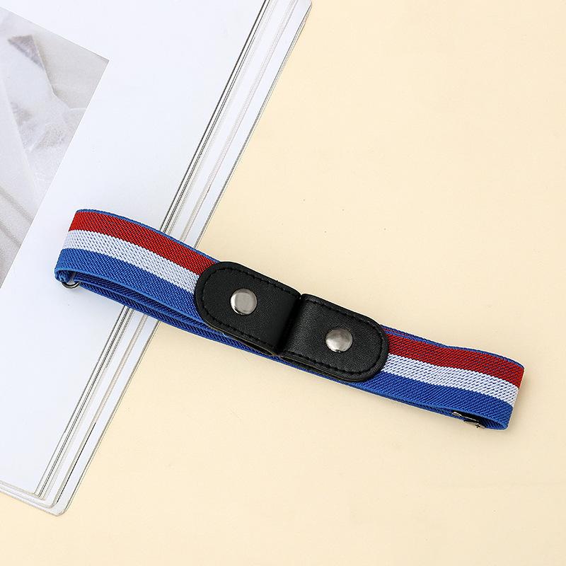 Невидимый ремень Бесследный Ленивый ремень Летний Эластичный Эластичный Джинсовый ремень Женское Украшение Инс Стиль Мужской Тренд