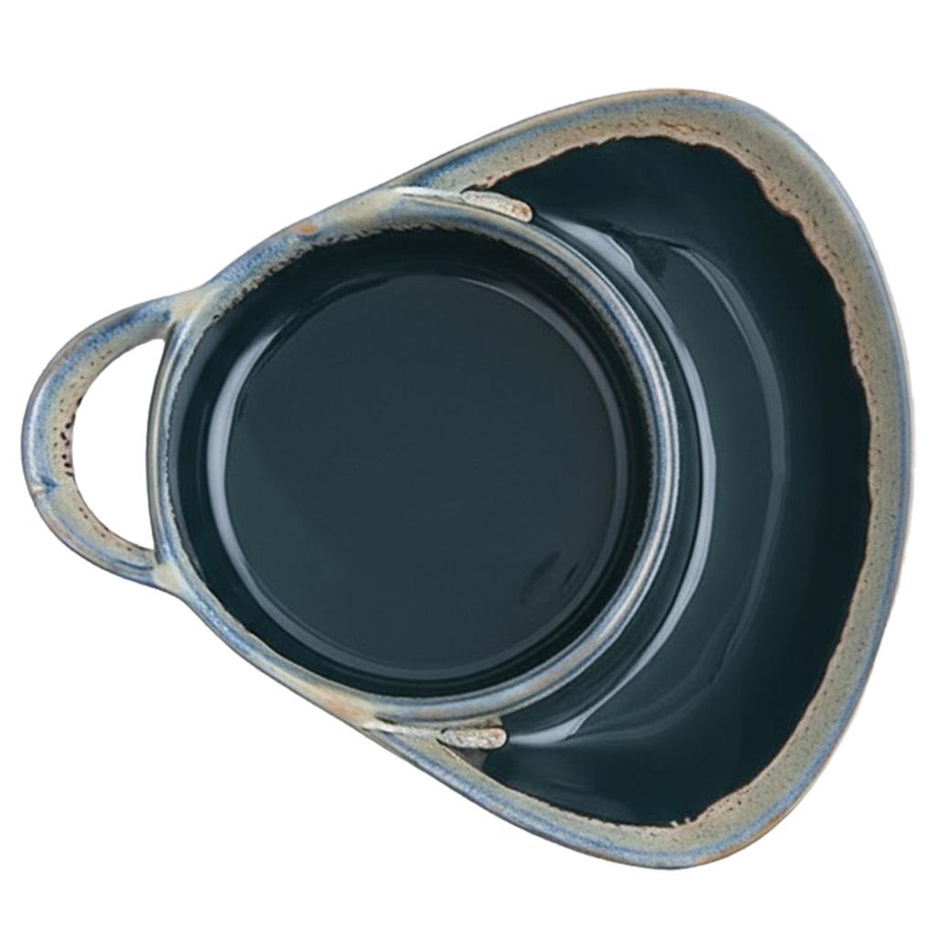 Тарелка для супа и сэндвича с ручкой Комбо Керамическая Суповая Легко моющаяся Влажные Миски для хлопьев для Десерта Фруктового Салата