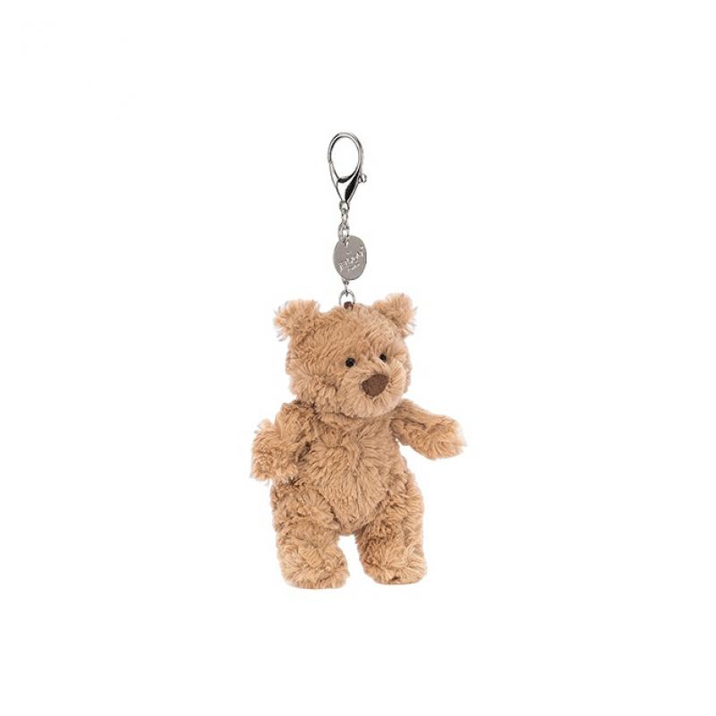 JELLYCAT Медведь Бартоломью Животное Медведь Бартоломью Брелок для Сумки Кукла Плюшевый Подвеска Сидящий 12 см Высотой