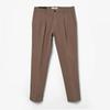 Monostereo Tiberio Cotton   Lyocell 1pleat Pants Taupe Iaf2m30006a46